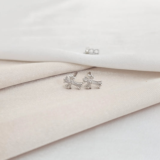 Aretas Topo Cruz Royale 7.5Mm Plata B/S/30053/Cont