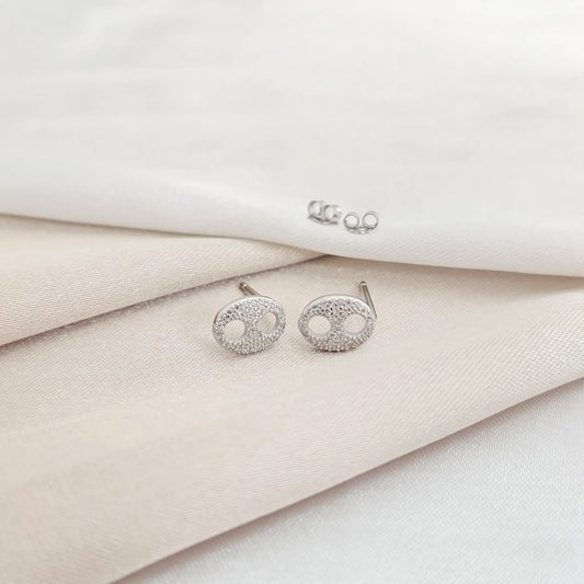 Aretas Topo Gu$$I Glam 8.6 Mm Plata B/S/30054/Cont