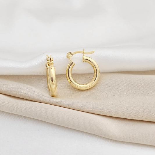 Arete Candonga Tub 2Cms Lam 18K - 34173