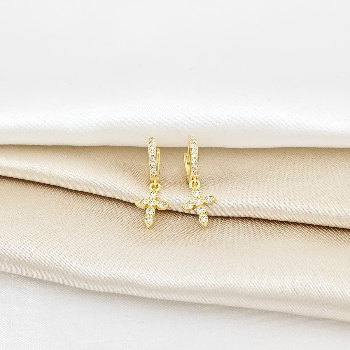 Arete Crosses Lam 18K - 34196