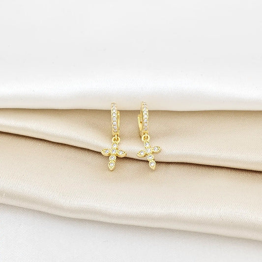Arete Crosses Lam 18K - 34196