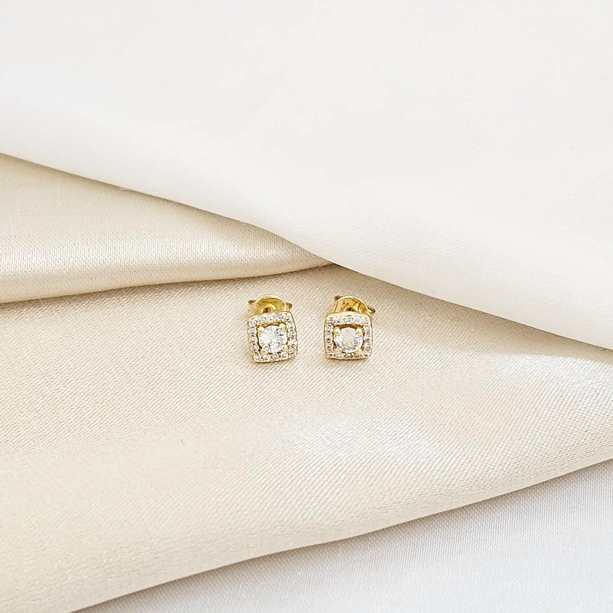 Arete Topo Dinasty 6Mm Lam 18K B/30006-Cristal