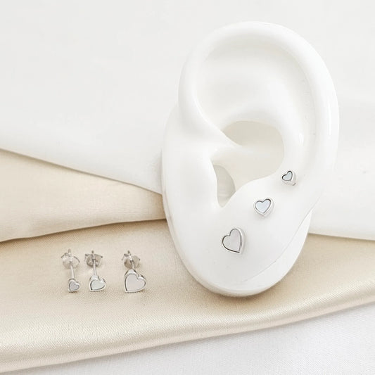 Arete Topo Set Coure Nacar Plata 925 B/S/30111/Cont