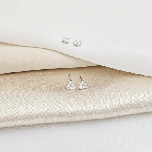 Arete Topo Triangle Crystal 4Mm Plata 925 B/S/30009/Cont
