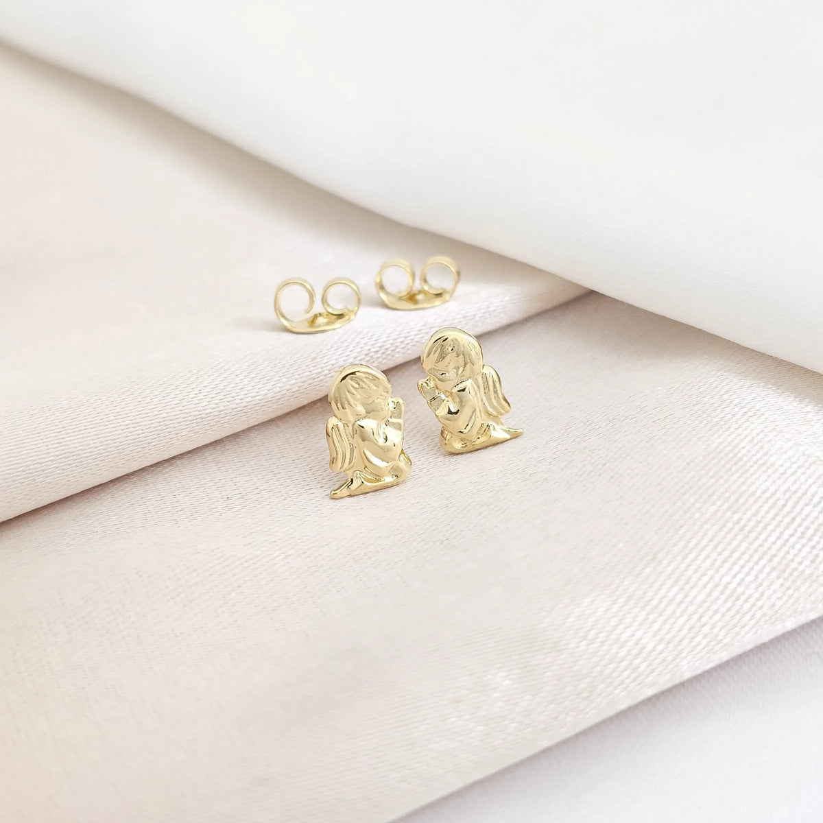 Aretes Topo Angel Lam 18K B/34239