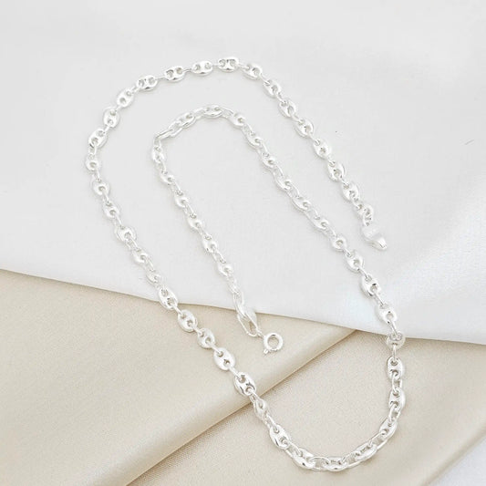 C Gucci 0,4 Mm 45 Cms Plata 925 Rf B/S-45036