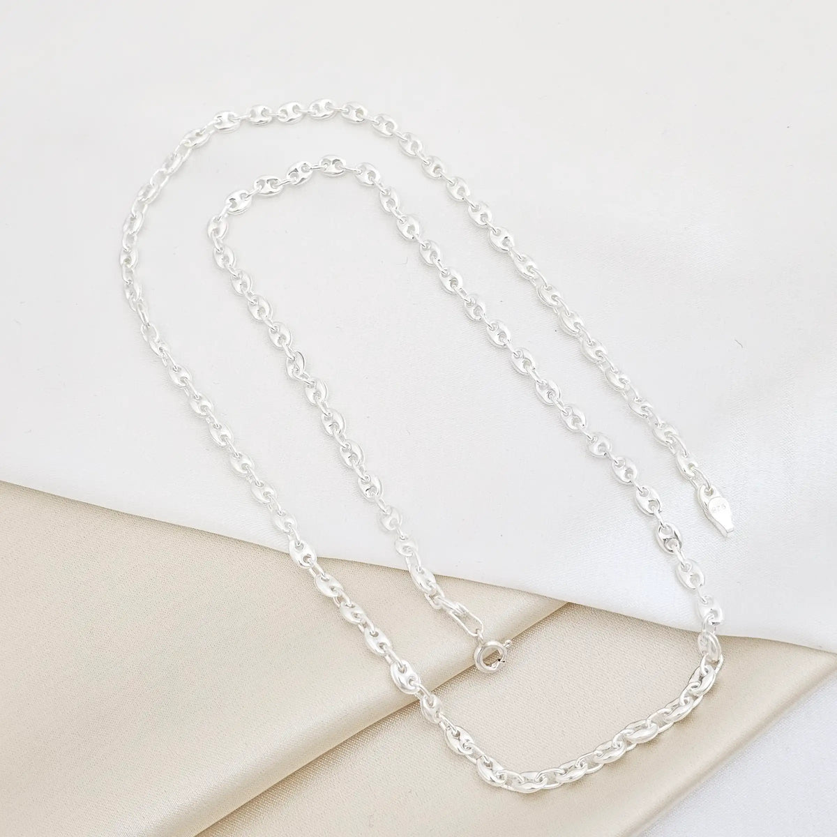 C Gucci 0,4 Mm 65 Cms Plata 925 Rf B/S-45038