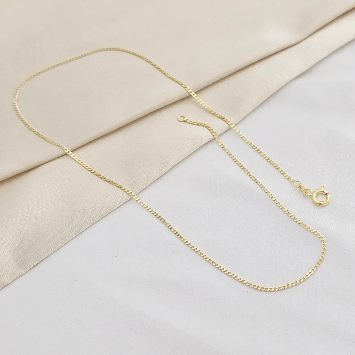 Cadena Cubanita It 1.5Mm 40Cms Lam 18K B/45150