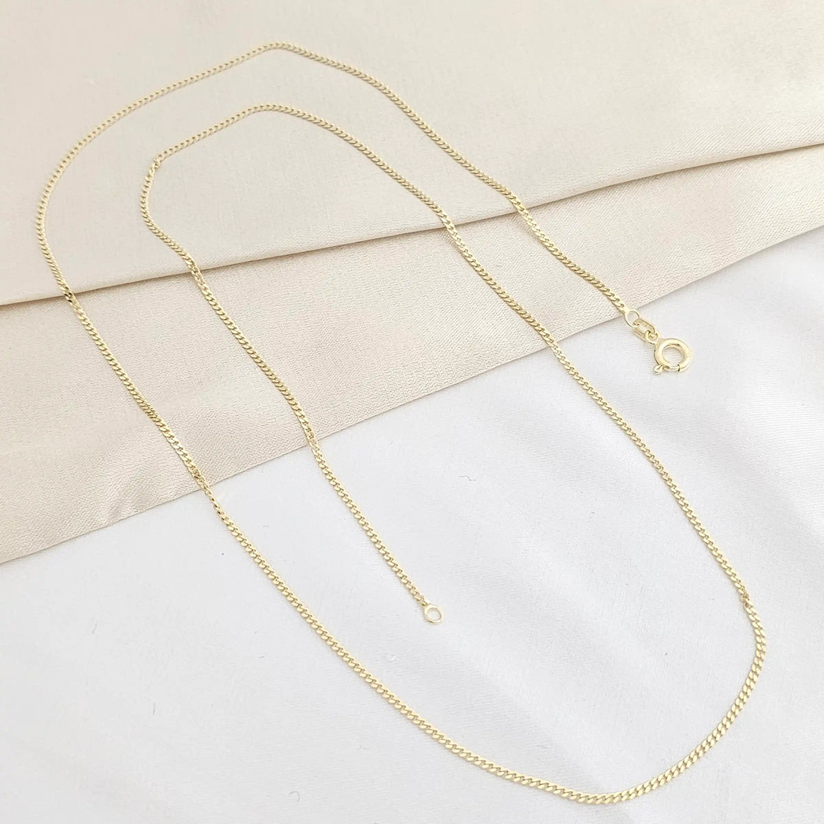 Cadena Cubanita It 1.5Mm 60 Cms Lam 18K B/45159