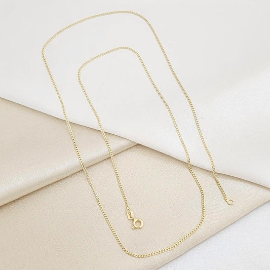 Cadena Cubanita It 1.5Mm 65Cms Lam 18K B/45153