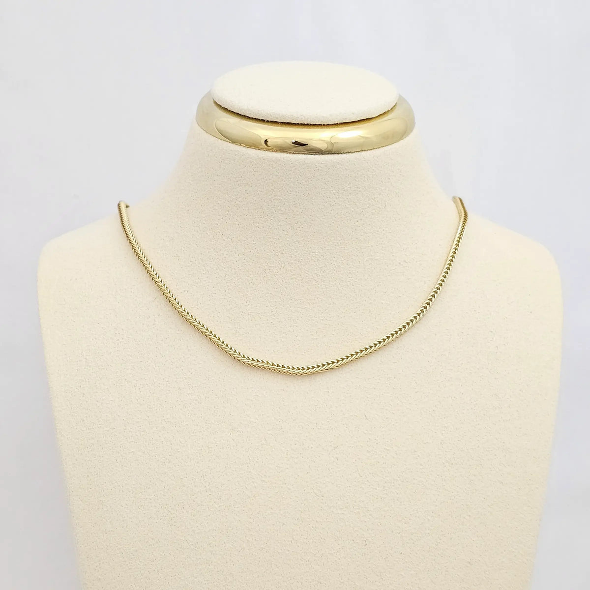 Cadena Enlazada Cuadrada Dorado Rf K6748