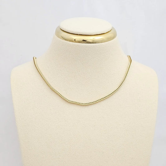 Cadena Enlazada Cuadrada Dorado Rf K6748