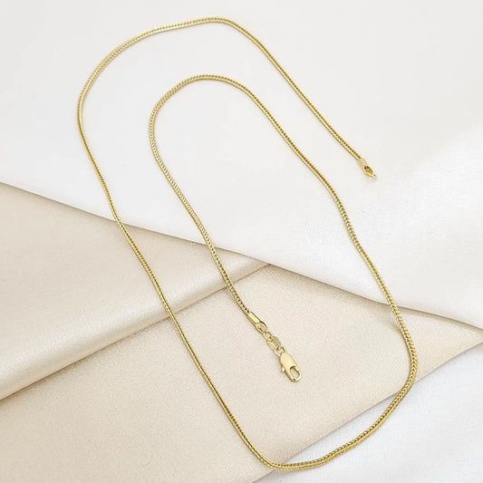 Cadena Franco Cuadrada 2Mm 65Cms Lam 18K B/40088