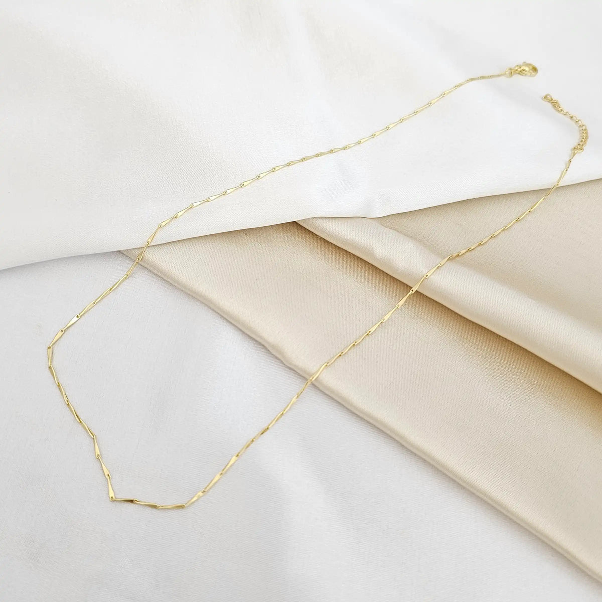 Cadena Mujer Con Extensor Dorado Rf K4491