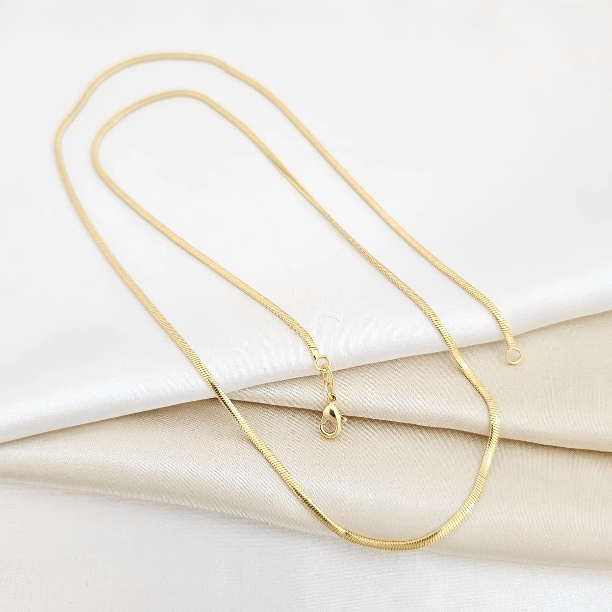 Cadena Serpiente 65Cm Lam 18K-43833