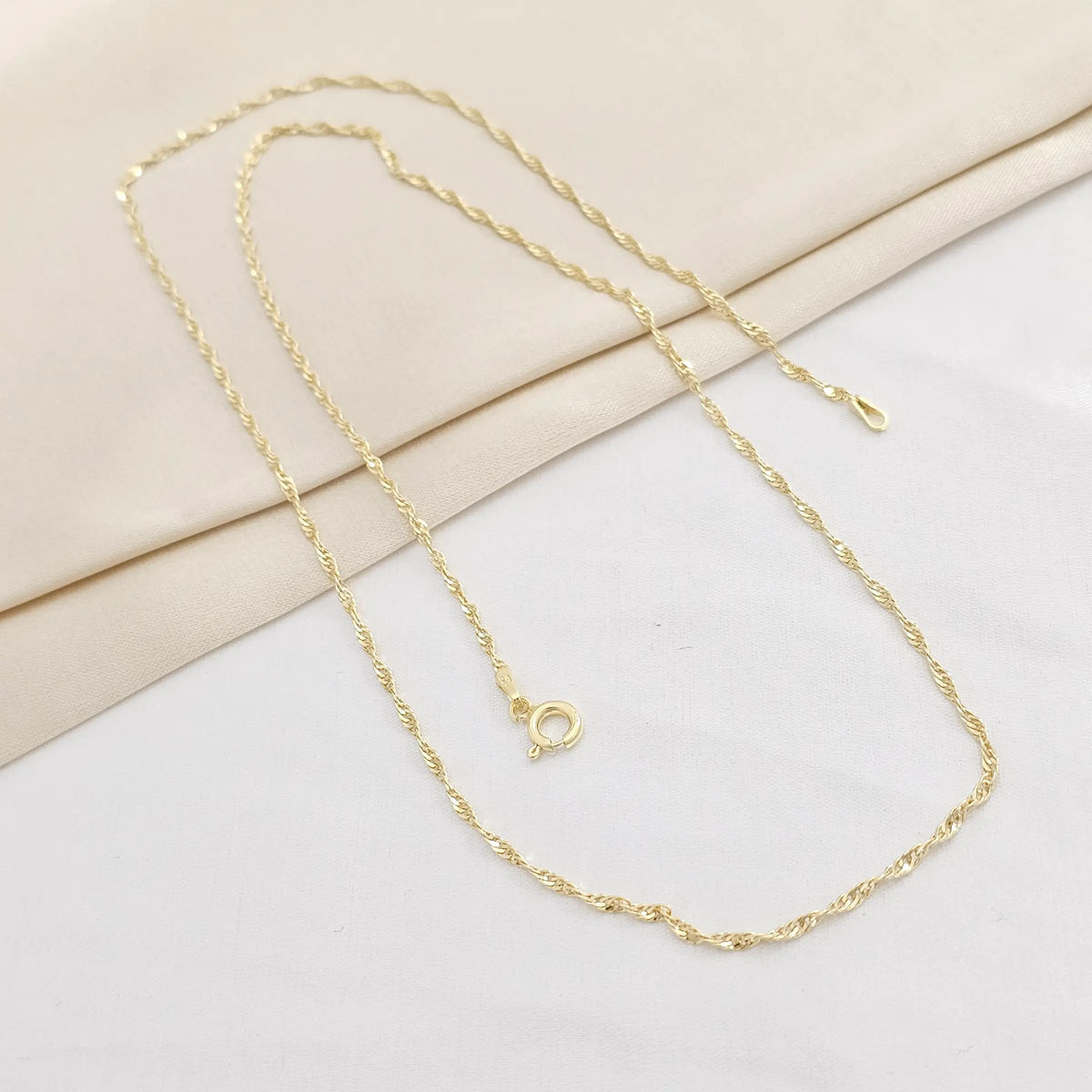 Cadena Singapur It 1.7 Mm 60 Cms Lam 18K B/45049