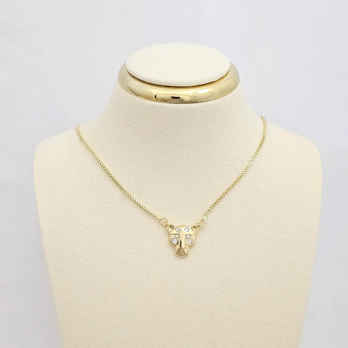 Cadena Veneciana Con Extensor Dije Pantera Circones Rf K6785