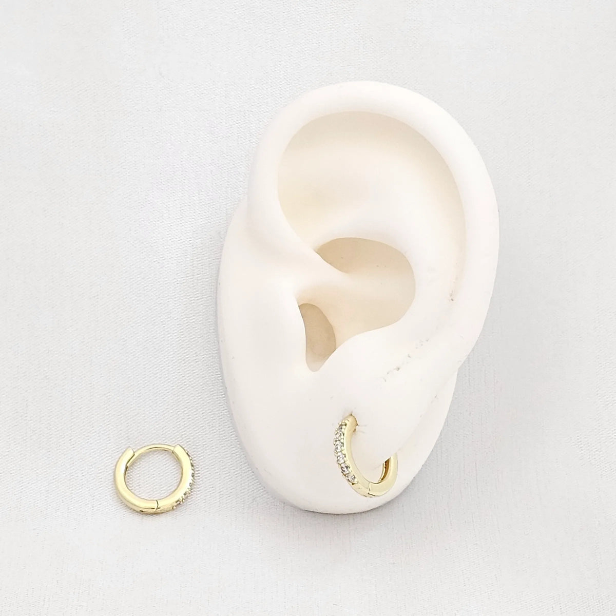 Candonga 12Mm Circones Dorado Rf K4377