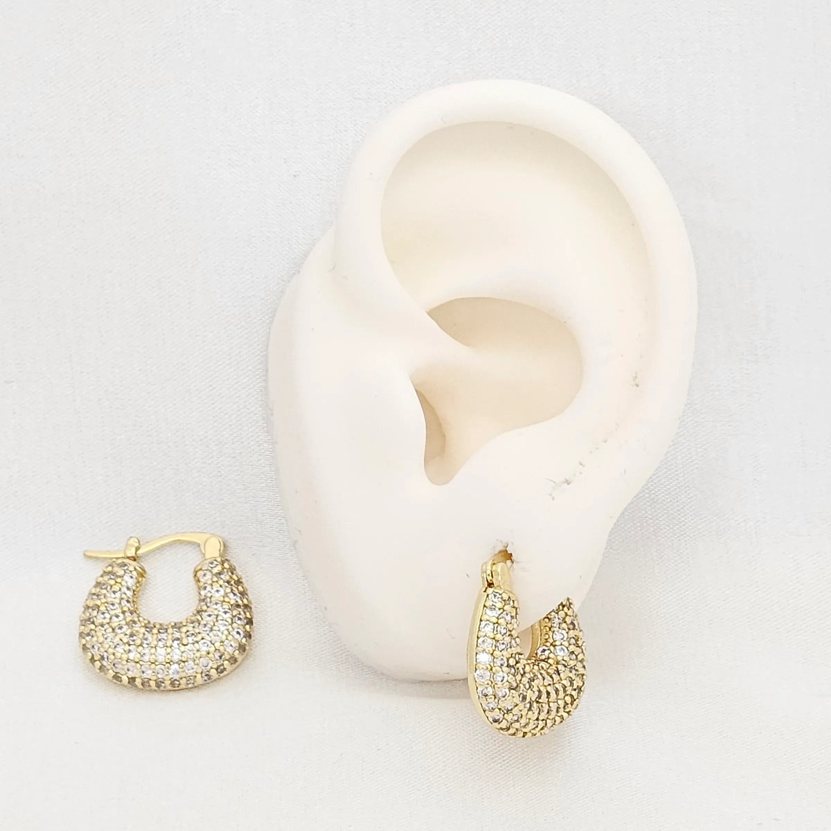 Candonga Glamour Con Circones Dorado Rf K7080