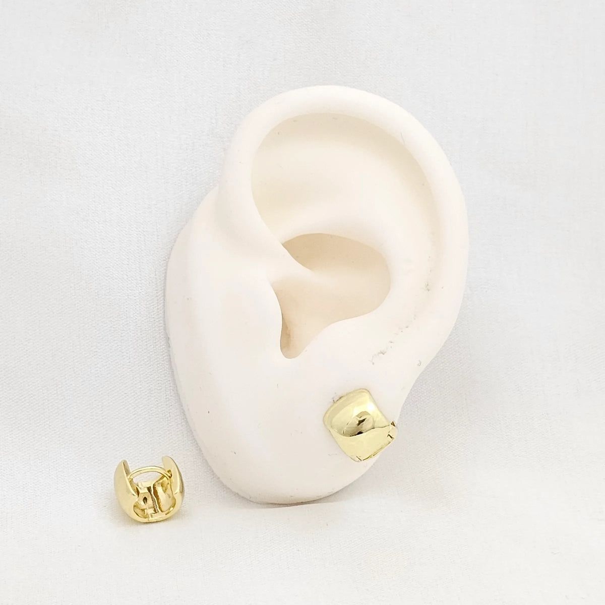 Candonga Gruesa Lisa 8Mm Dorado Rf K7074