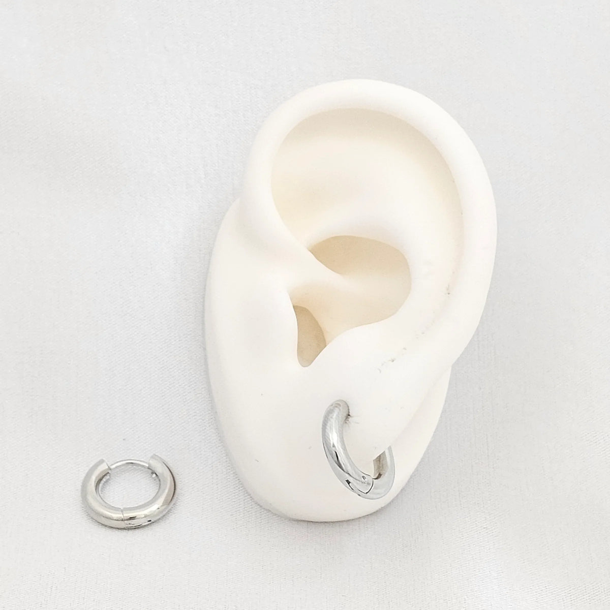 Candonga Lisa 15Mm Plateado Rf K6959