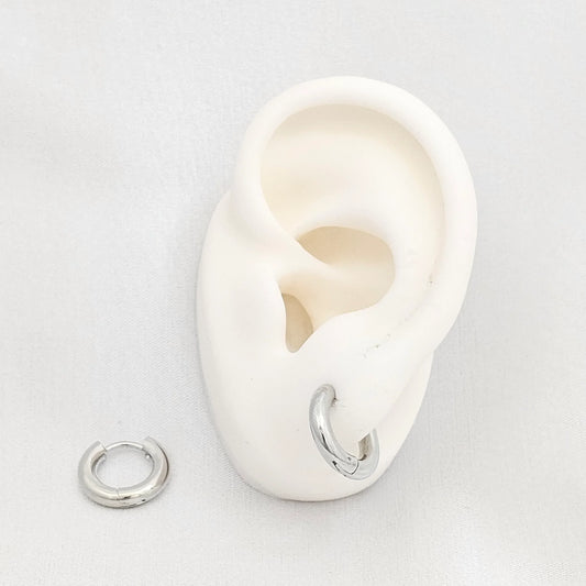 Candonga Lisa 15Mm Plateado Rf K6959