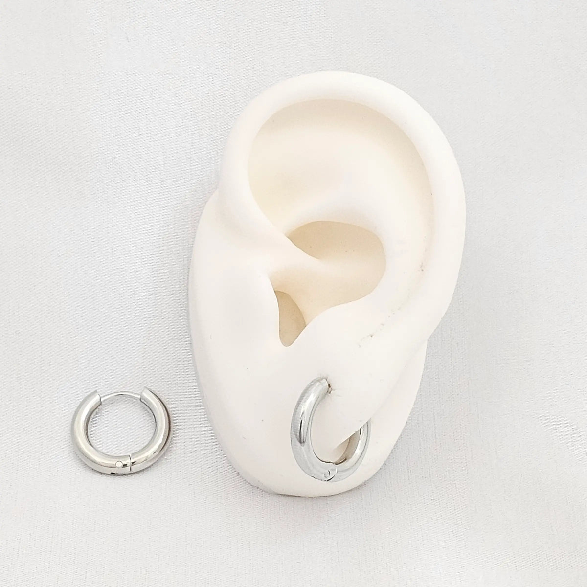 Candonga Lisa 17Mm Plateado Rf K6961