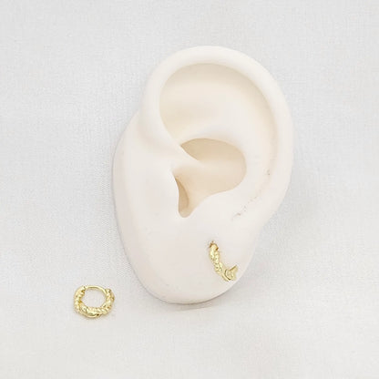 Candonga Lisa Trenzada 10Mm Dorado Rf K7066