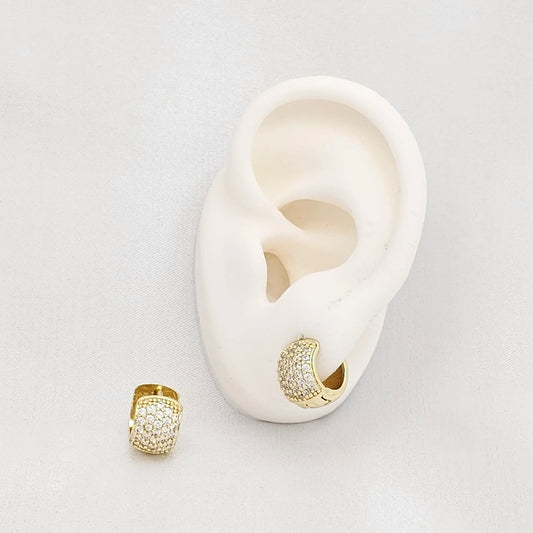 Candonga Mediana Circones Plateado Rf K3999
