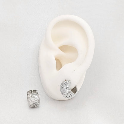 Candonga Mediana Circones Plateado Rf K4000