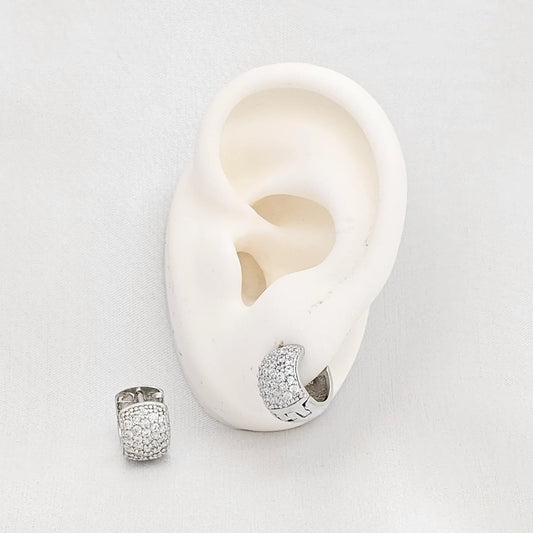 Candonga Mediana Circones Plateado Rf K4000
