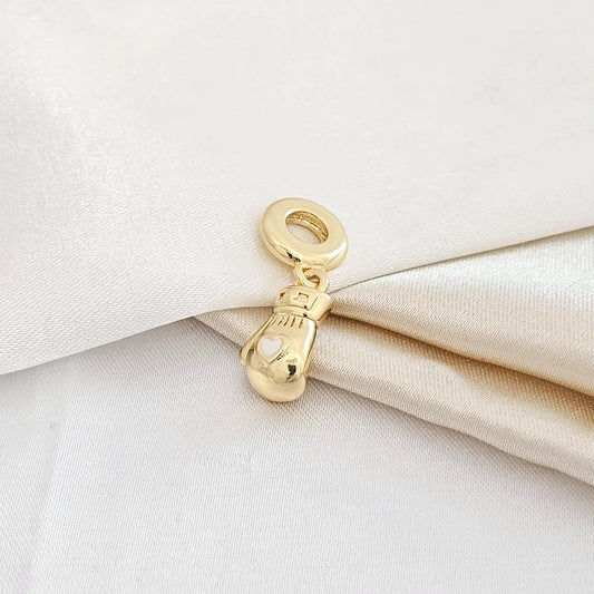 Charm Guante De Boxeo Dorado Rf K5042