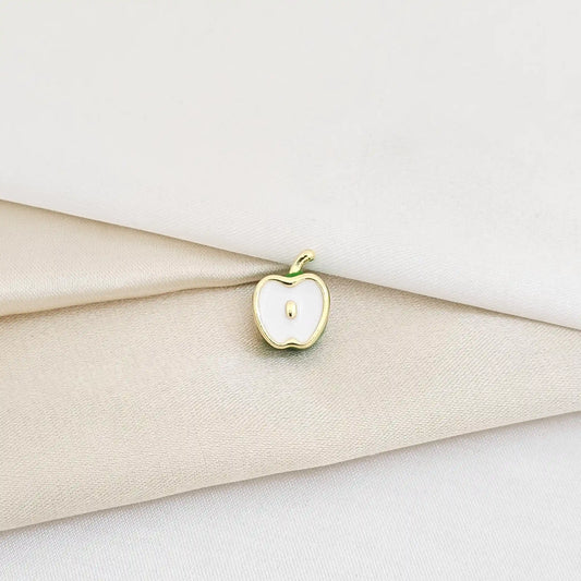 Charm Media Manzana Verde Y Dorado Rf K5965