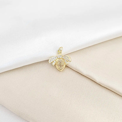 Dije Abeja Pequeña Circones Dorado Rf K6584