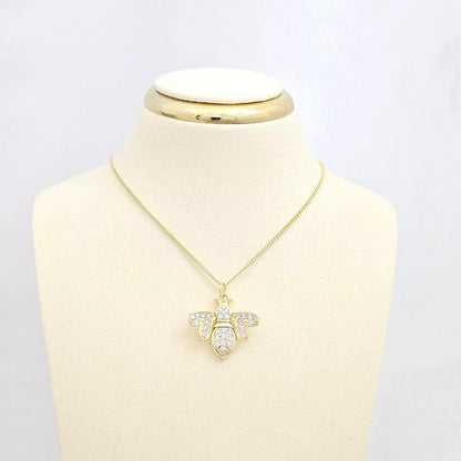 Dije Abeja Reina Circones Dorado Rf K6582