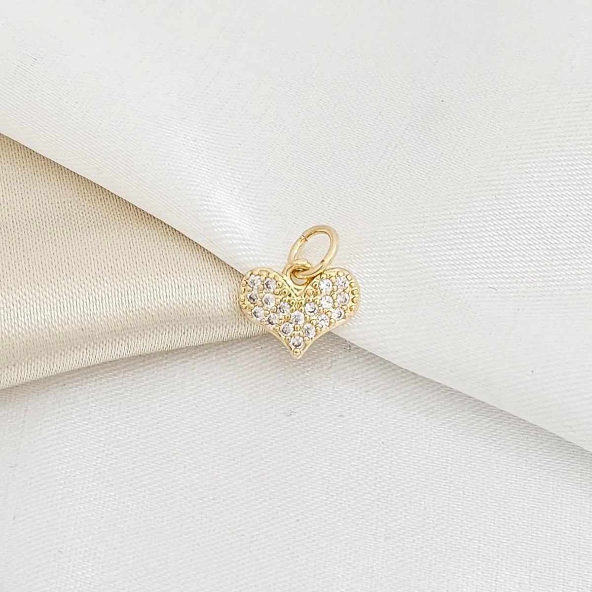 Dije Corazon Mini Circones Dorado Rf K5518