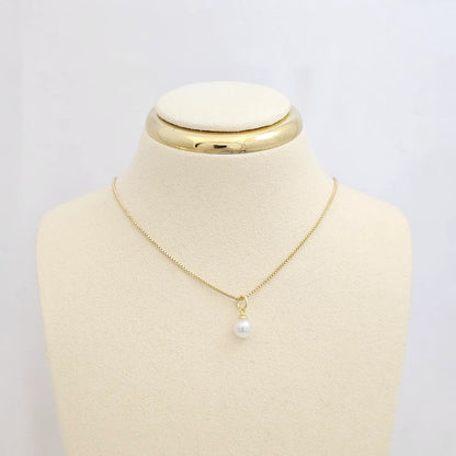 Dije Dorado Perla 6Mm Rf K7094