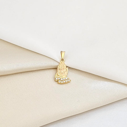 Dije Manos De Oracion Lam 18K-23036