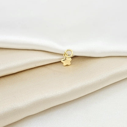 Dije Mini Estrella Lisa Dorado Rf K7102