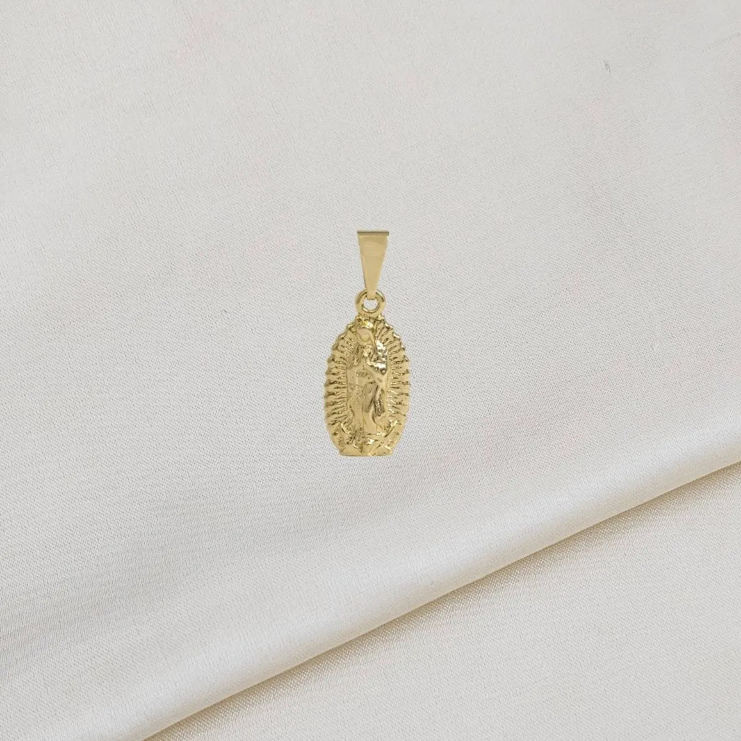 Dije Virgen Guadalupe Tallada Lam 18K - 24550