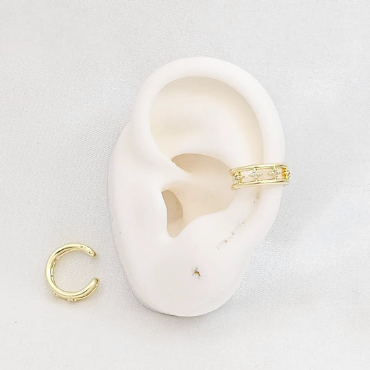 Earcuff Mini Estrellas Dorado Rf K3516