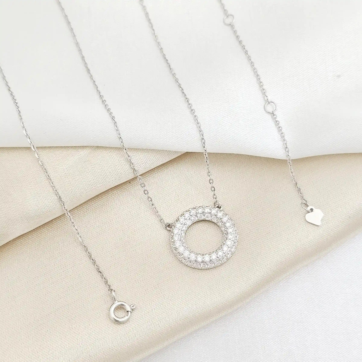 Gargantilla Pave 16Mm 40Cms Plata 925 B/S/40007