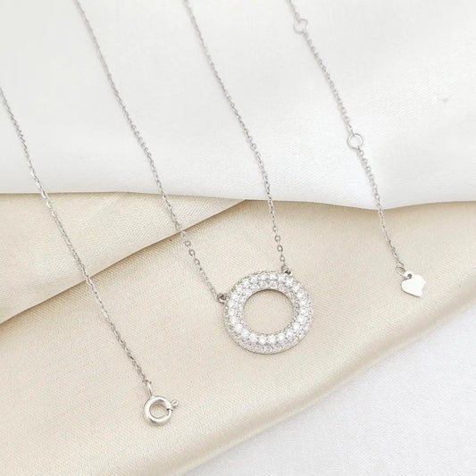 Gargantilla Pave 16Mm 40Cms Plata 925 B/S/40007