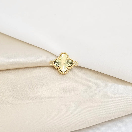 Herraje Clover Sol Lam 18K Rf B/23392
