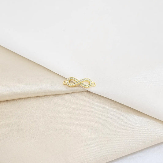 Herraje Infinito Con Circonias Lam 18K B/23341