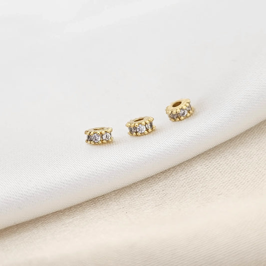 Herraje Circonia *3.4Mm Lam 18K Rf 24799-Cristal