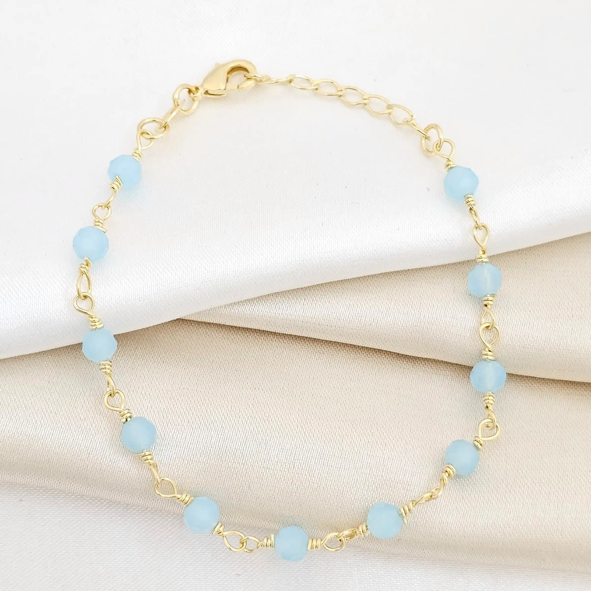 Pulsera Blue Dream 16 Cms + Extensor Lam 18K Rf B/54071