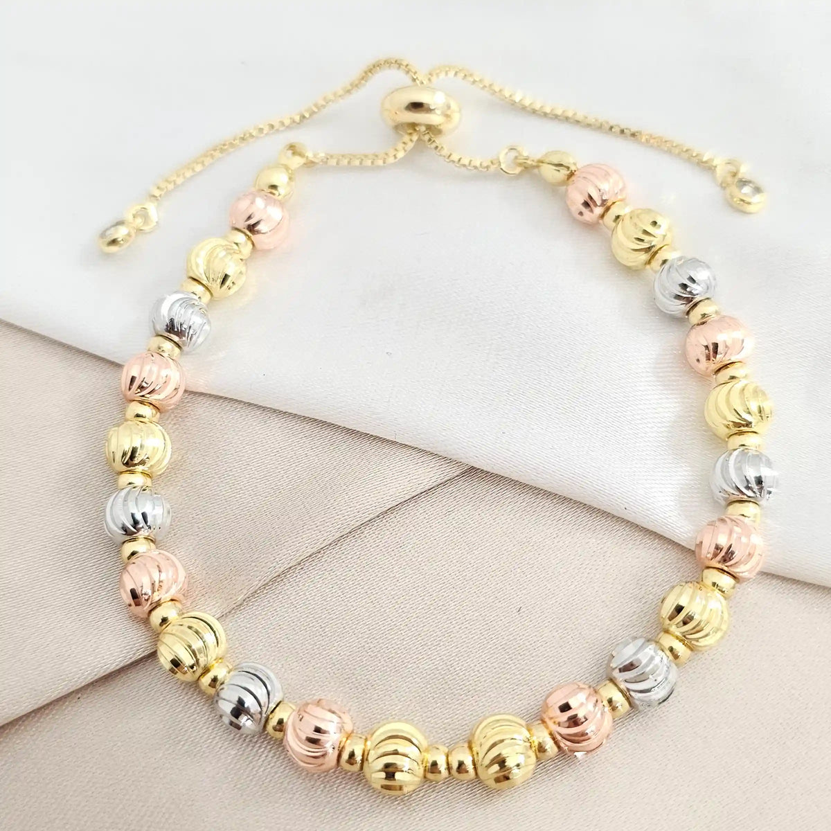 Pulsera Corredisa Italiano #6 Dorado Rf K8169