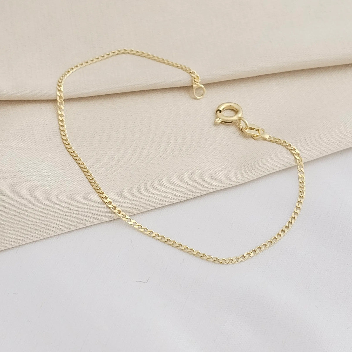 Pulsera Cubanita It 1.5 Mm 16Cms Lam 18K B/55151
