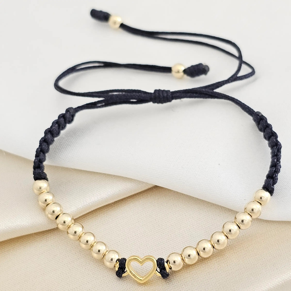 Pulsera Gold # 4 H Lovix Negra